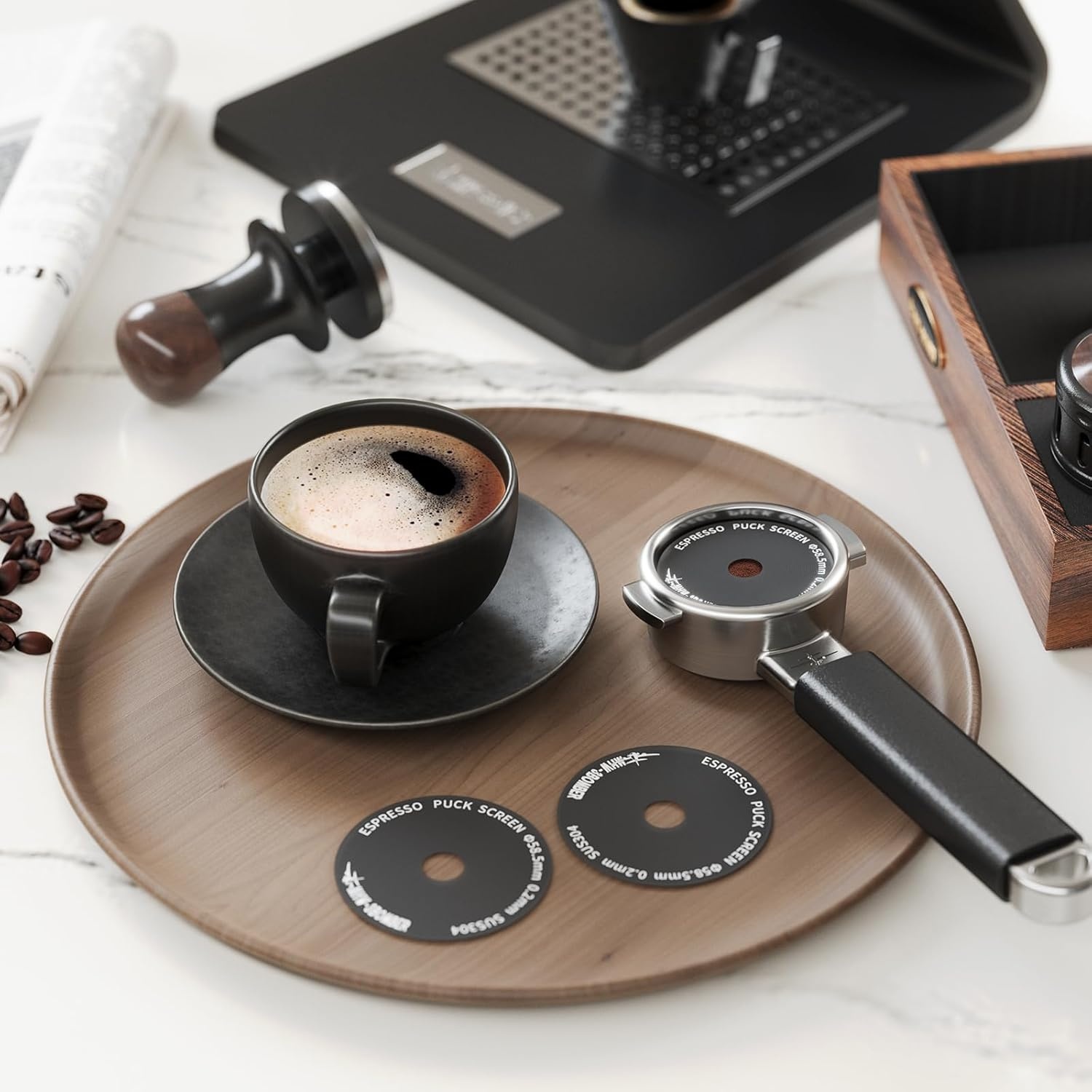Espresso Puck Screen Set (58,5 mm) - 33% Korting