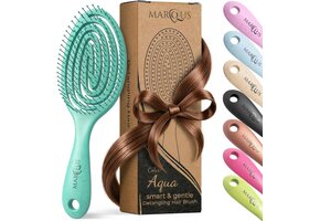 Ontwarrende Haarborstel - Aqua Blauw - 49% Korting