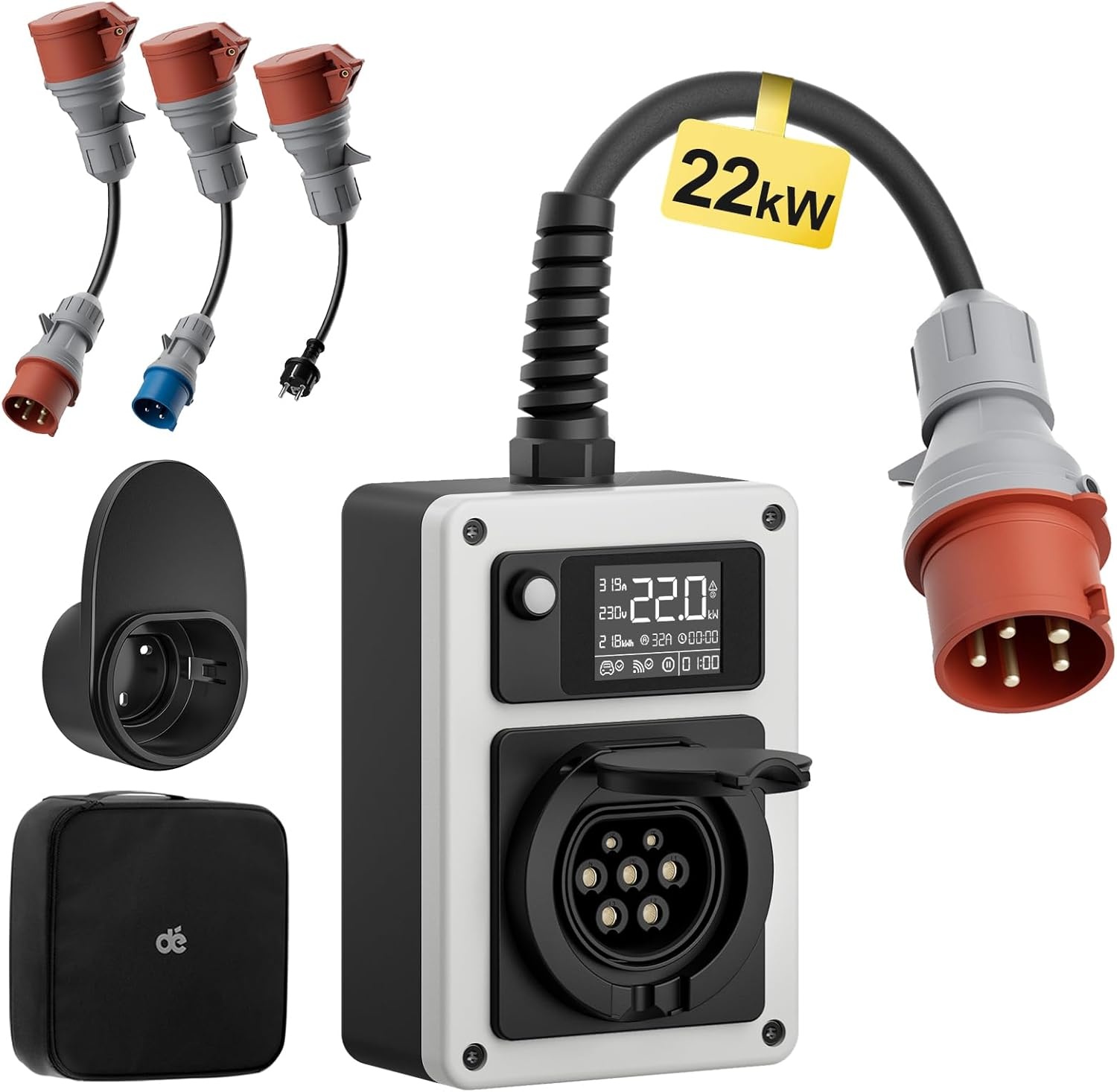 Mobiele Wallbox EV Lader 22kW | 30% Korting