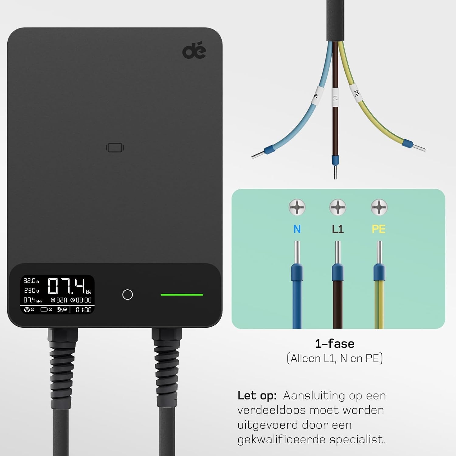 EV Laadstation Wallbox 7,4kW - 30% Korting!
