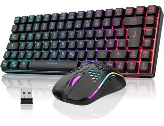 RedThunder K84 QWERTZ Gaming Toetsenbord & Muis Set (29% Korting)