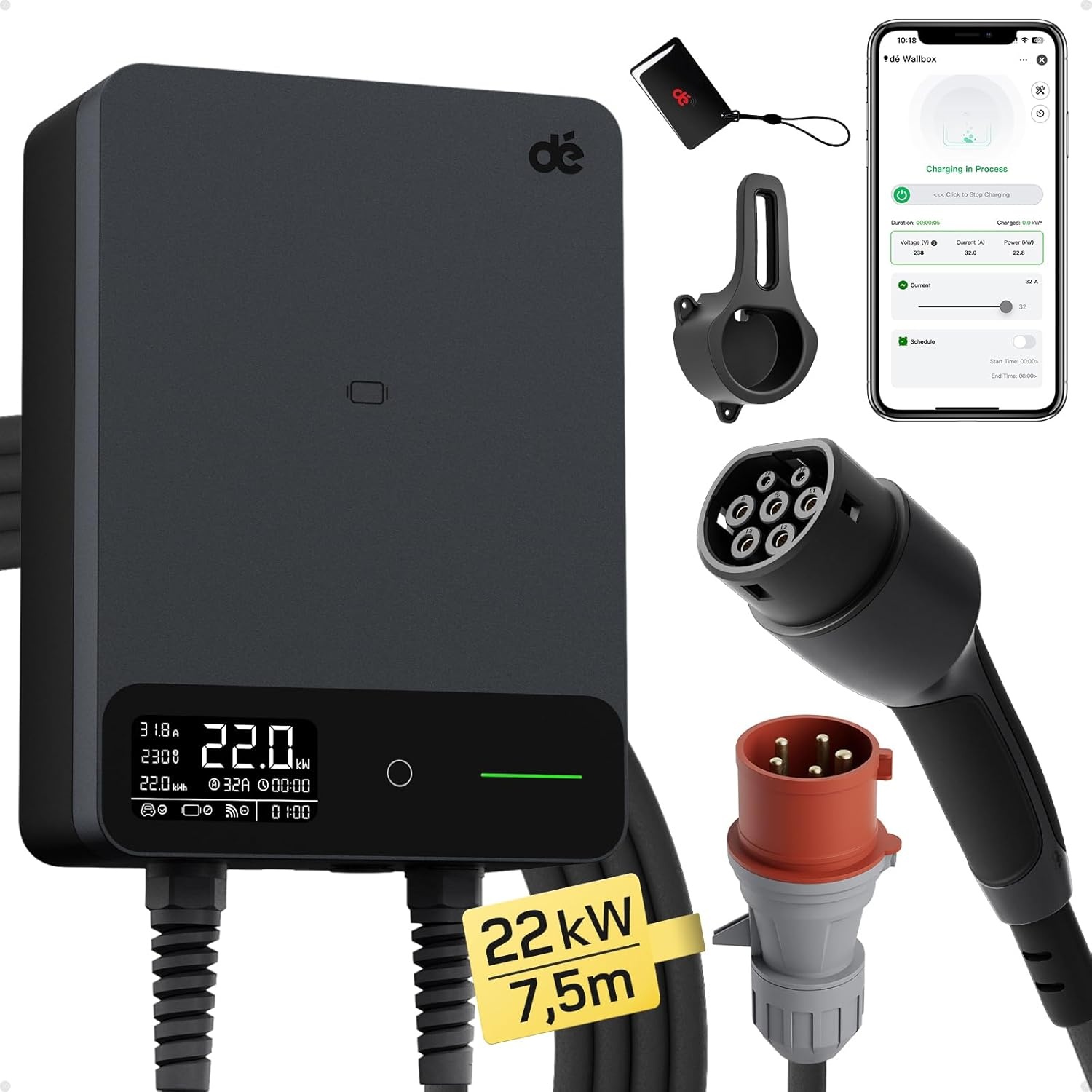 EV Laadstation Wallbox 7,4kW - 30% Korting!