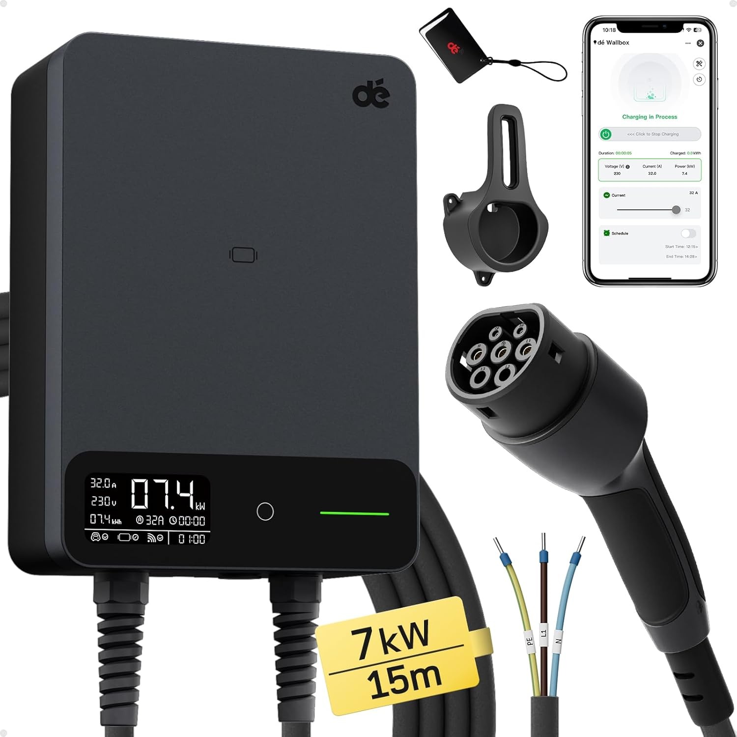 EV Laadstation Wallbox 7,4kW - 30% Korting!