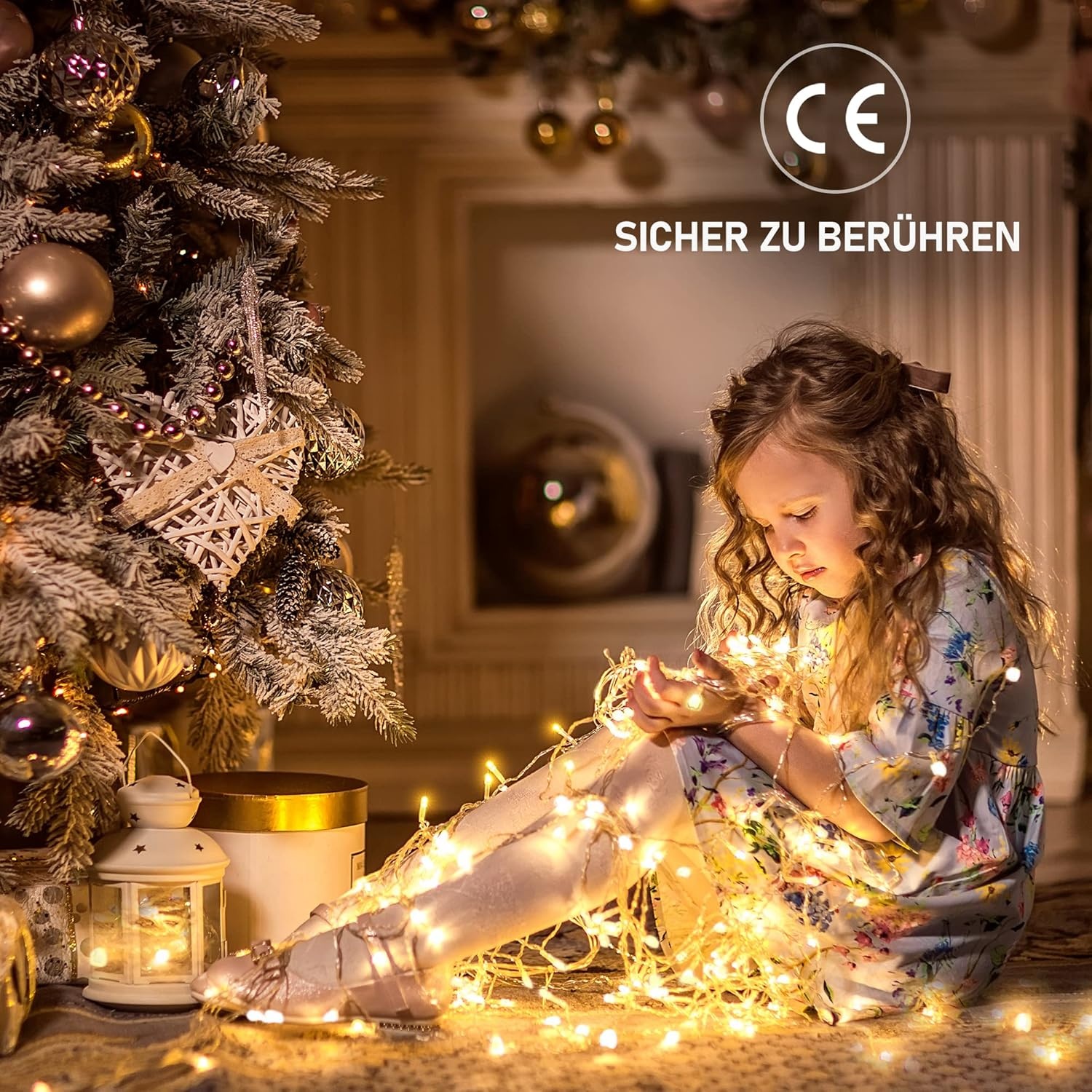 GYLEFY IJsvormige Lichtslinger Buiten - 10m, 400 LED, Warm Wit, 8 Modi - 33% Korting!