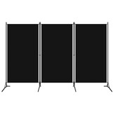 Kamerscherm met 3 Panelden - Zwart, 260x180 cm - 33% Korting!