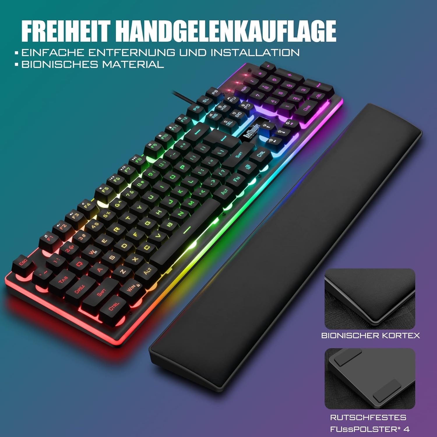 RedThunder K10 Gaming Toetsenbord & Muis Set - 34% Korting!