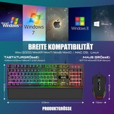 RedThunder K10 Gaming Toetsenbord & Muis Set - 34% Korting!