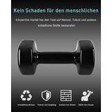 Halters Set (2x 4 kg) | Gietijzer met Rubberen Grip | Krachttraining thuis