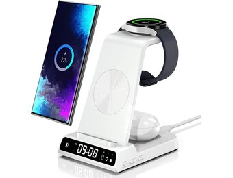 3-in-1 Draadloze Oplader Samsung & Galaxy Watch (34% Korting)