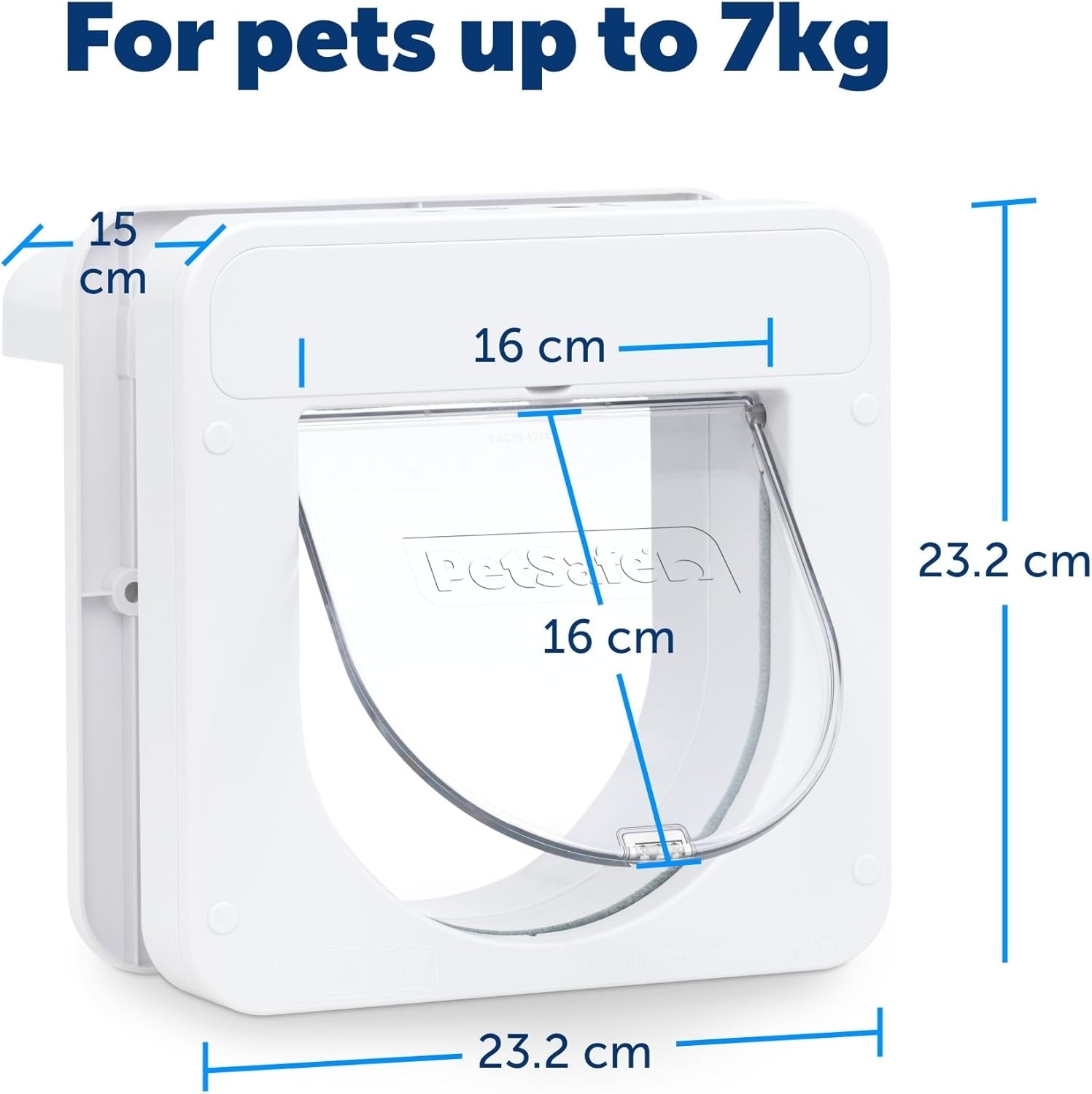 PetSafe Slimme Microchip Kattenluik (max. 7kg, Wit) - 30% Korting