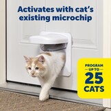 PetSafe Slimme Microchip Kattenluik (max. 7kg, Wit) - 30% Korting