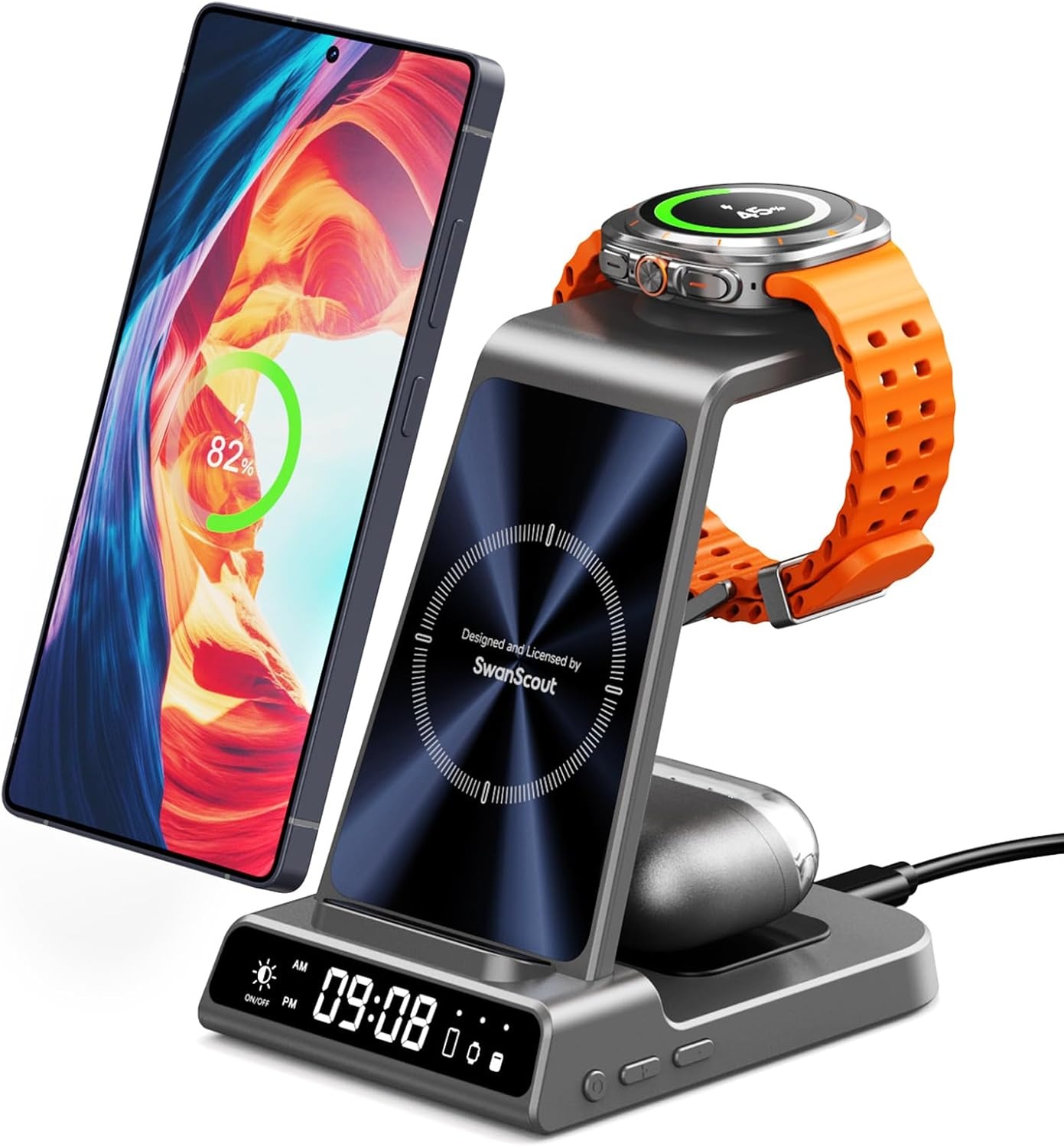 3-in-1 Draadloze Oplader Samsung & Galaxy Watch (34% Korting)
