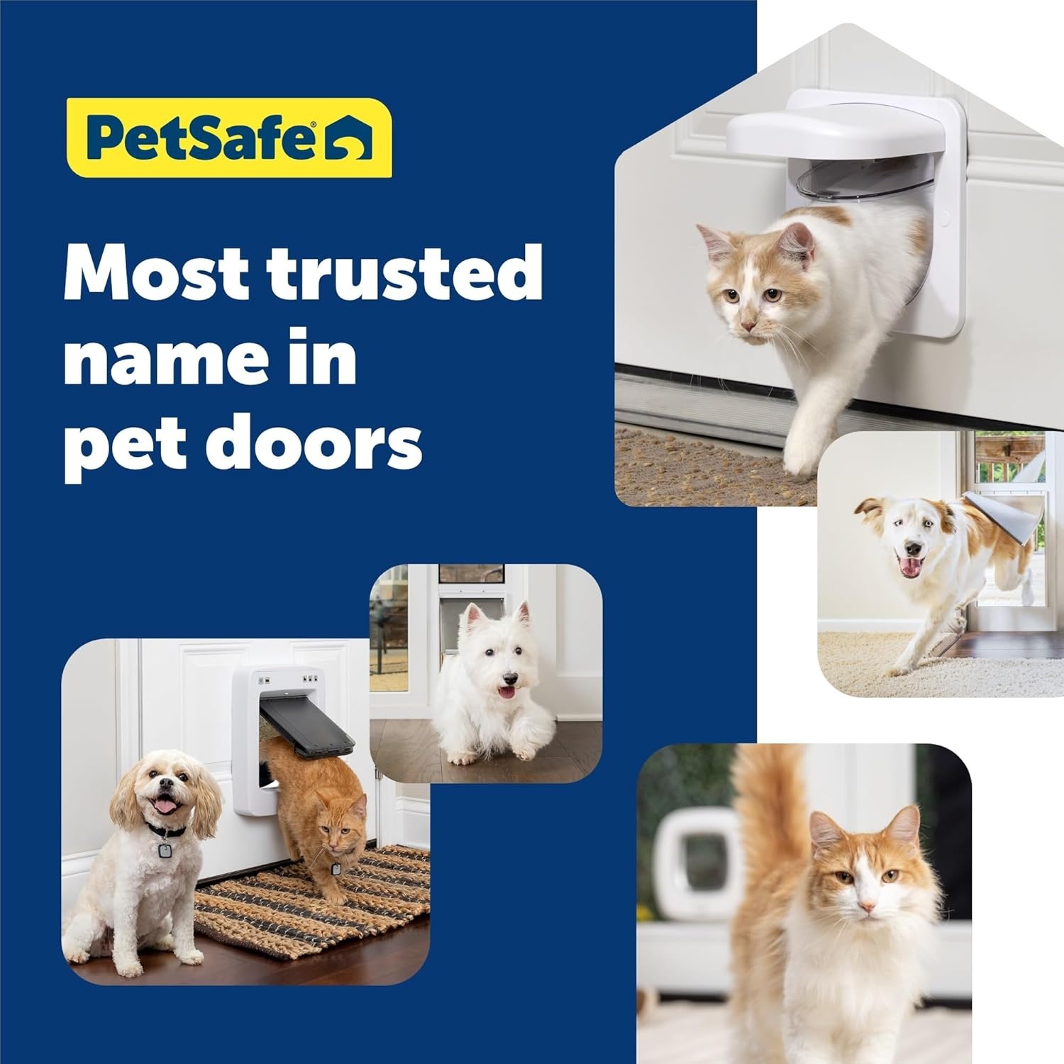 PetSafe Slimme Microchip Kattenluik (max. 7kg, Wit) - 30% Korting