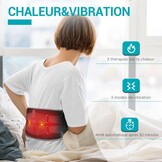 Comfytemp Verwarmingsband Rug - Draadloos & Verstelbaar met Massage