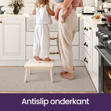 2-delige Keukenmat Set Beige 43x75cm + 43x200cm - Antislip & Wasbaar (29% Korting)