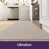 2-delige Keukenmat Set Beige 43x75cm + 43x200cm - Antislip & Wasbaar (29% Korting)