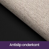 2-delige Keukenmat Set Beige 43x75cm + 43x200cm - Antislip & Wasbaar (29% Korting)