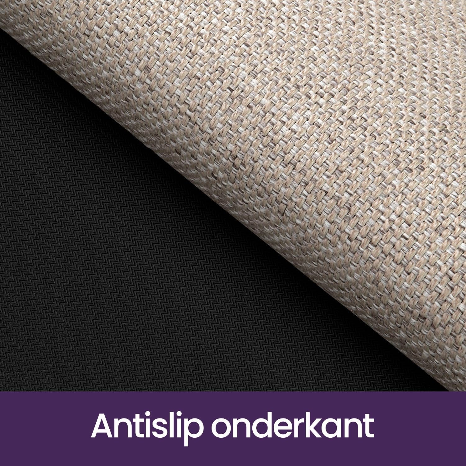 2-delige Keukenmat Set Beige 43x75cm + 43x200cm - Antislip & Wasbaar (29% Korting)