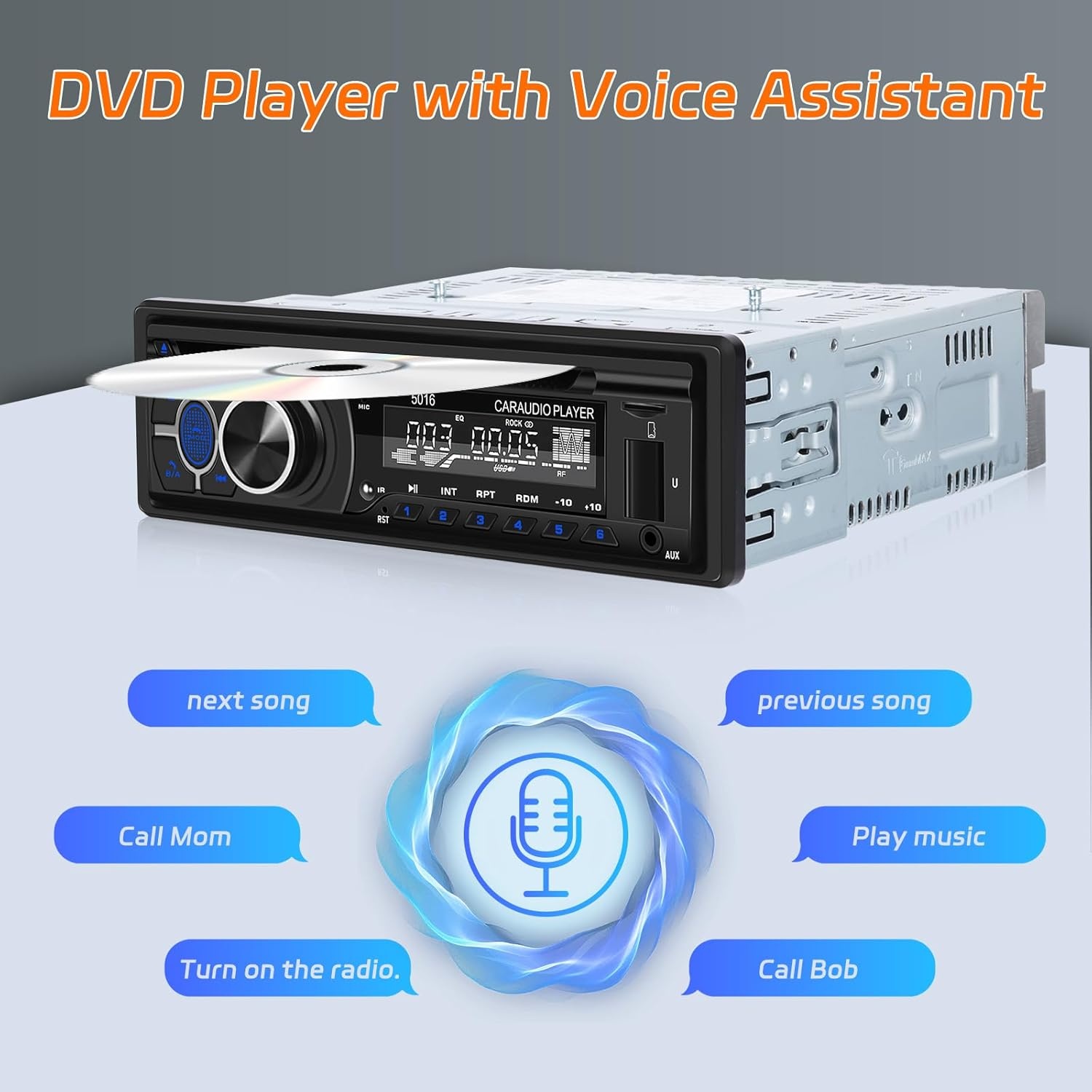 1Din Autoradio met CD, Bluetooth & 29% Korting