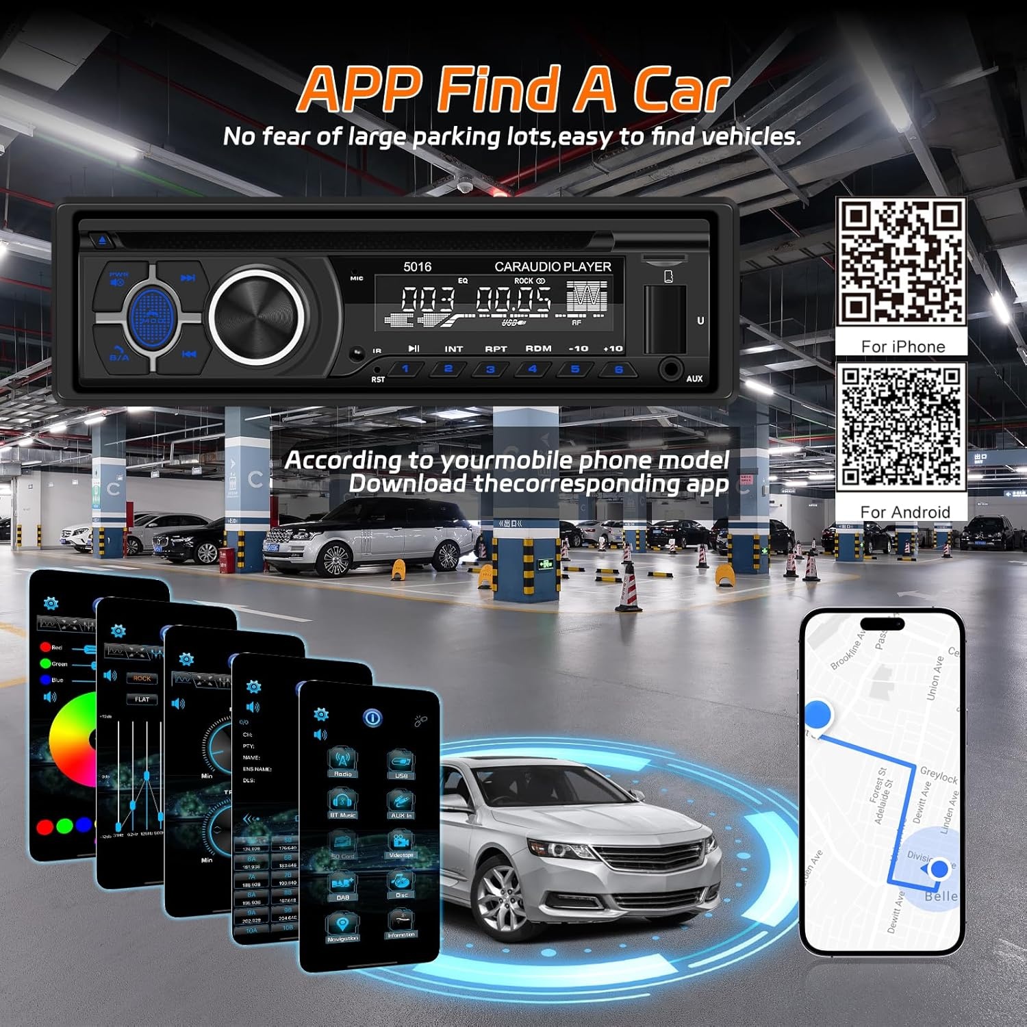 1Din Autoradio met CD, Bluetooth & 29% Korting