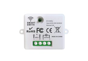 Draadloze Lichtschakelaar met Relaisontvanger | 10A | Max. 1500W | 68% Korting