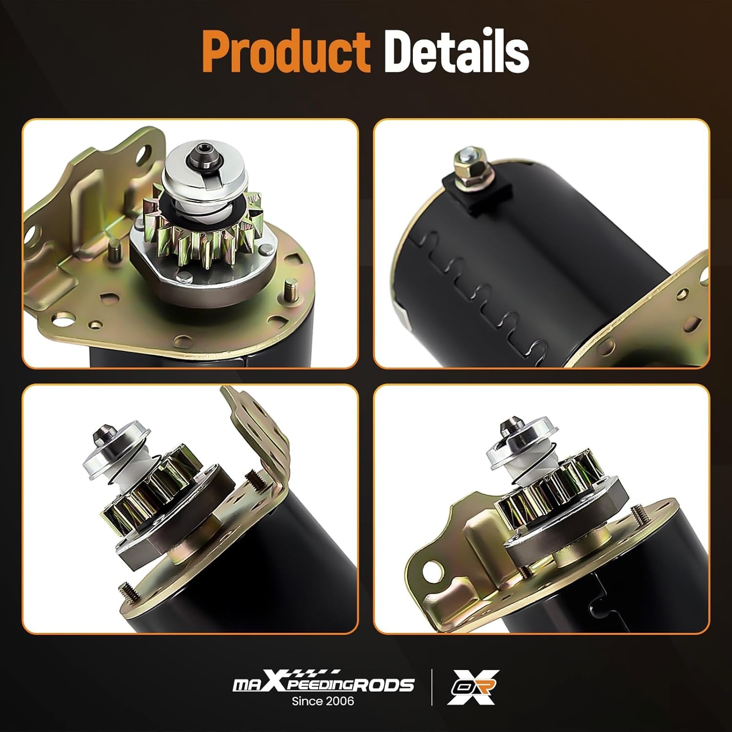 MaXpeedingrods Startmotor Grasmaaier - 12V, 0.8kW - 29% Korting!