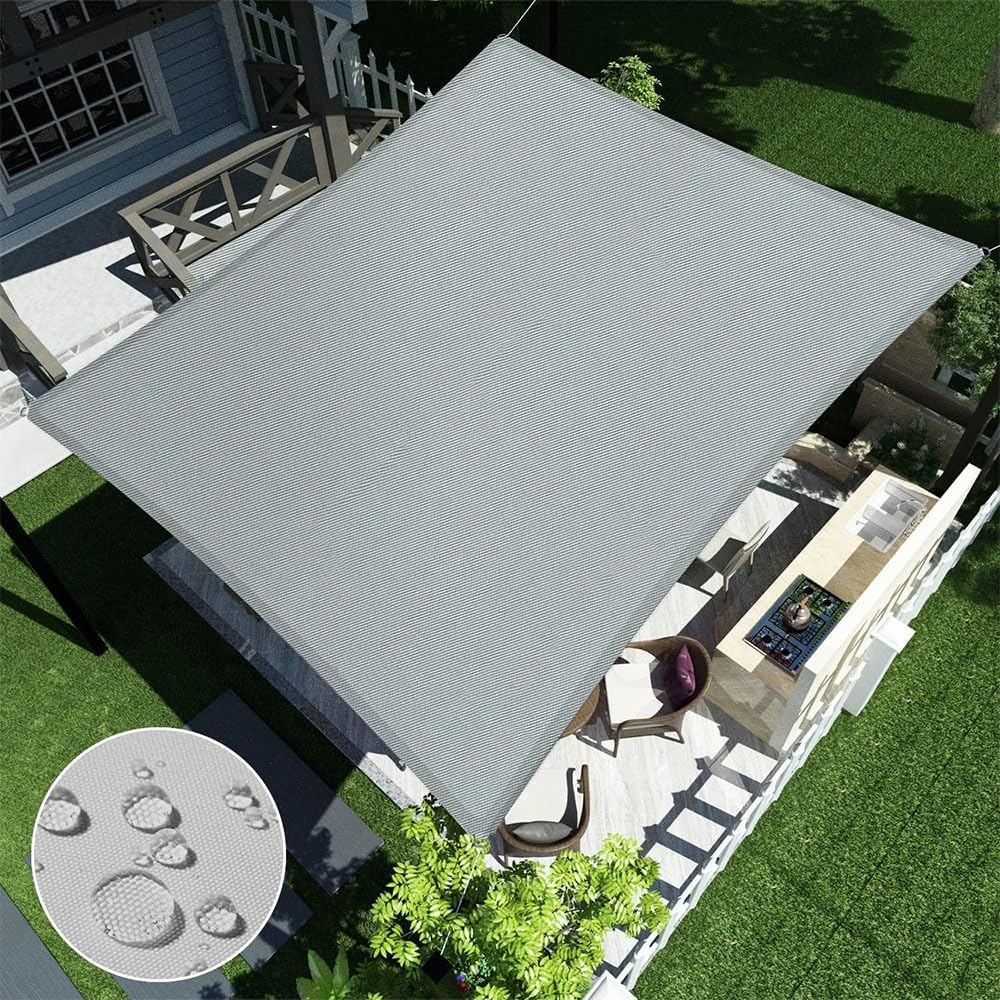Waterdicht Zonnescherm Grijs 2x3m met UV-bescherming | 27% Korting