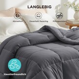Bedsure Vier Seizoenen Dekbed 155x220cm Grijs - 33% Korting