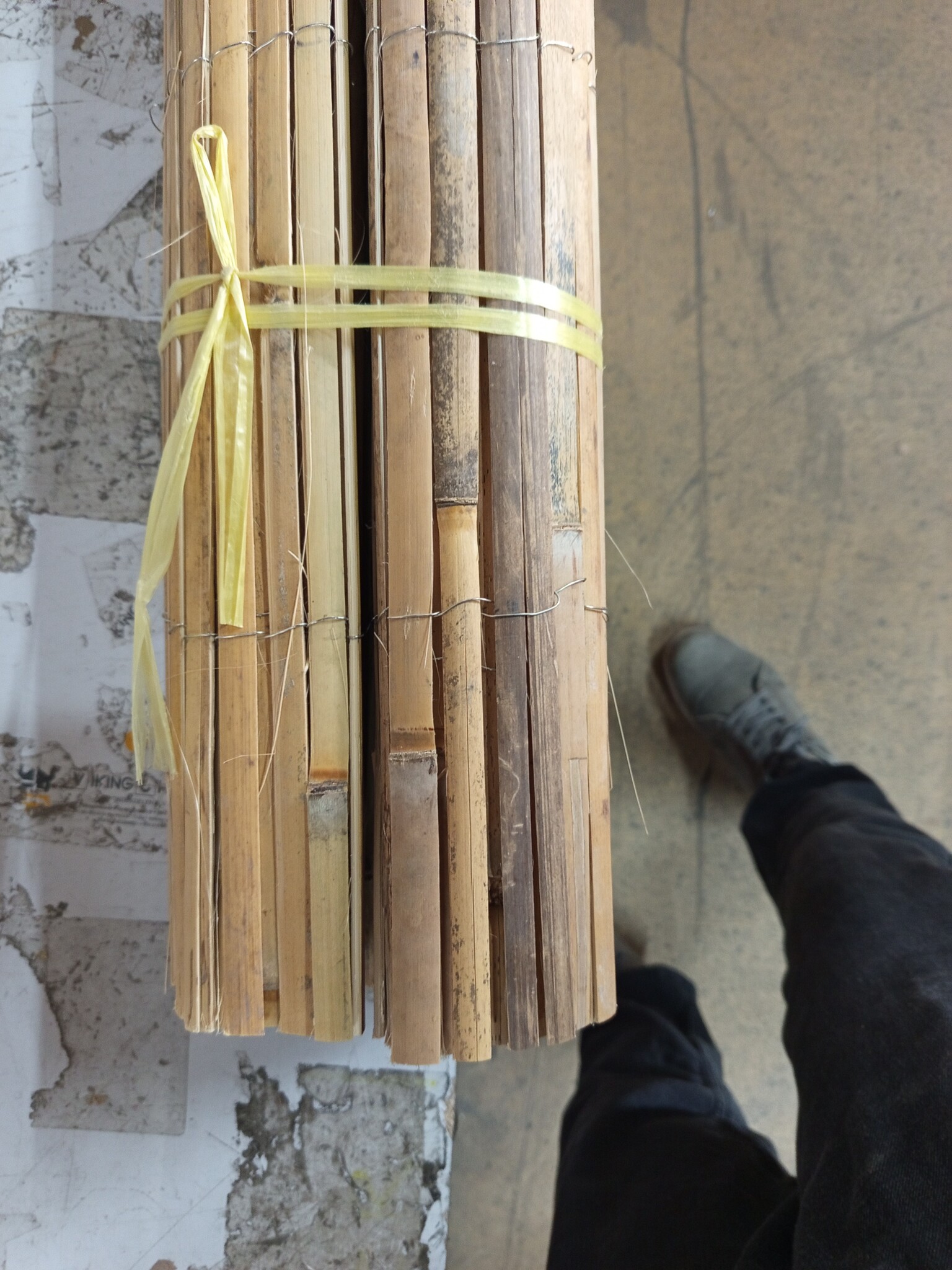 Bamboehek Bruin 400x125cm - Nu 53% Korting!