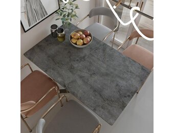 Zelfklevend Marmerlook Behang Donkergrijs Goud 80x9m