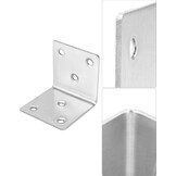 QWORK RVS Hoekverbinder Set (12 Stuks) - 48% Korting