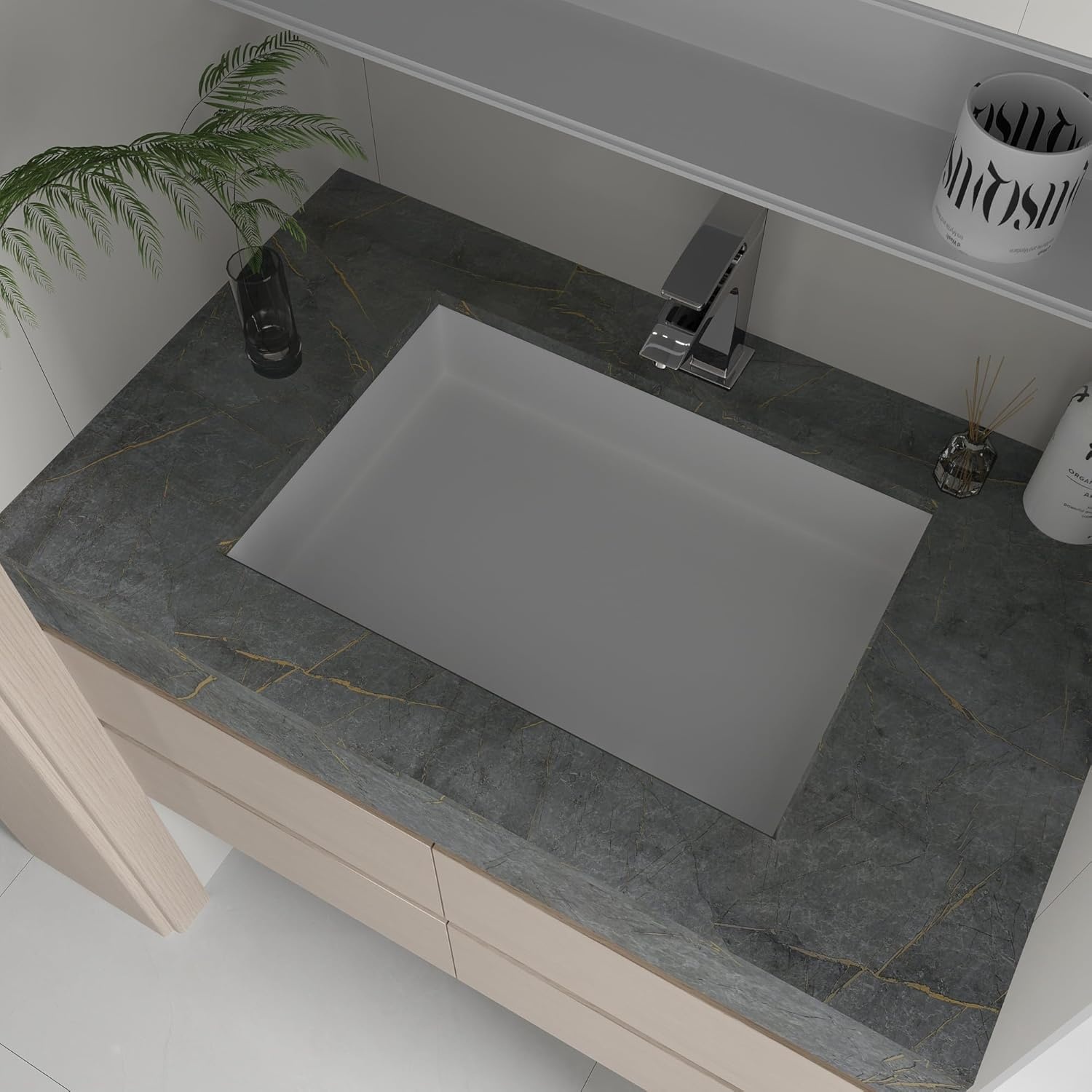 Zelfklevend Marmerlook Behang Donkergrijs Goud 80x9m