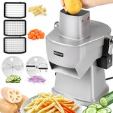 Elektrische Groentesnijder 4-in-1 RVS | 35% Korting