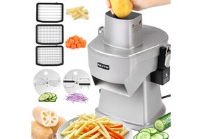 Elektrische Groentesnijder 4-in-1 RVS - 47% Korting