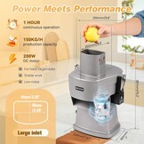 Elektrische Groentesnijder 4-in-1 RVS | 35% Korting