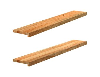 2x Massief Eikenhouten Vensterbanken 120cm - Lichtbruin (29% Korting)