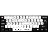 PBT Keycaps XDA Profiel Zwart Wit - 33% Korting!