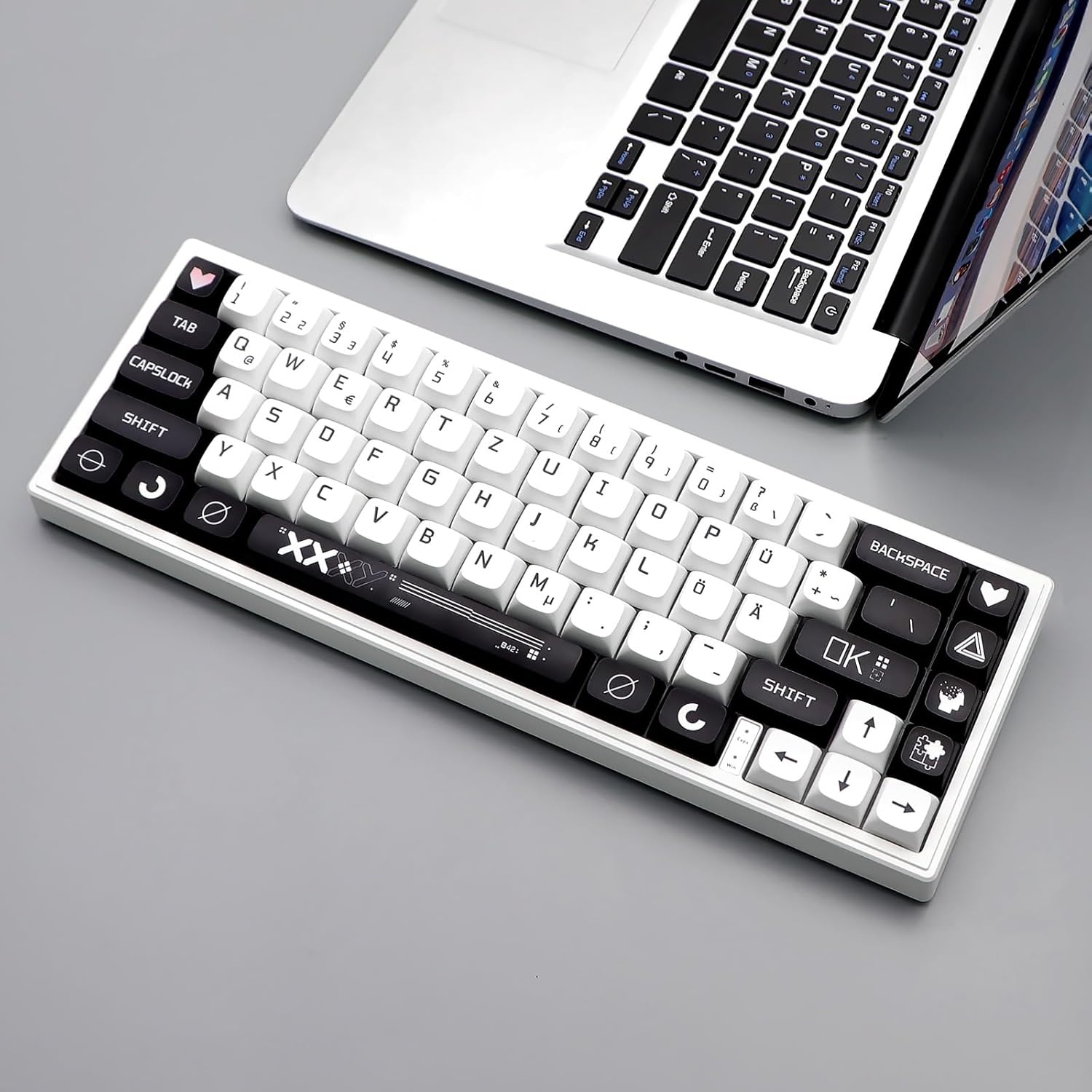 PBT Keycaps XDA Profiel Zwart Wit - 33% Korting!