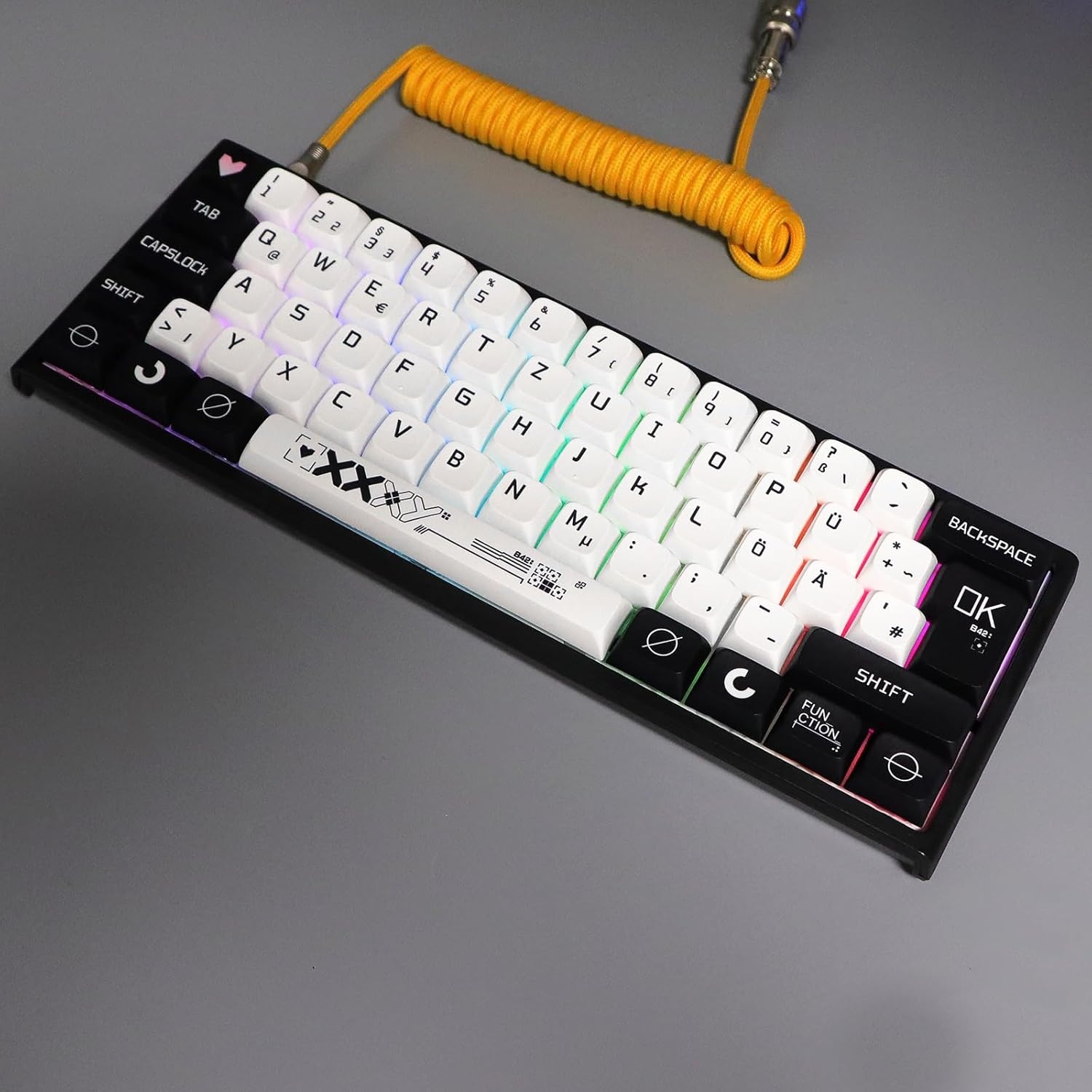 PBT Keycaps XDA Profiel Zwart Wit - 33% Korting!