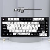 PBT Keycaps XDA Profiel Zwart Wit - 33% Korting!