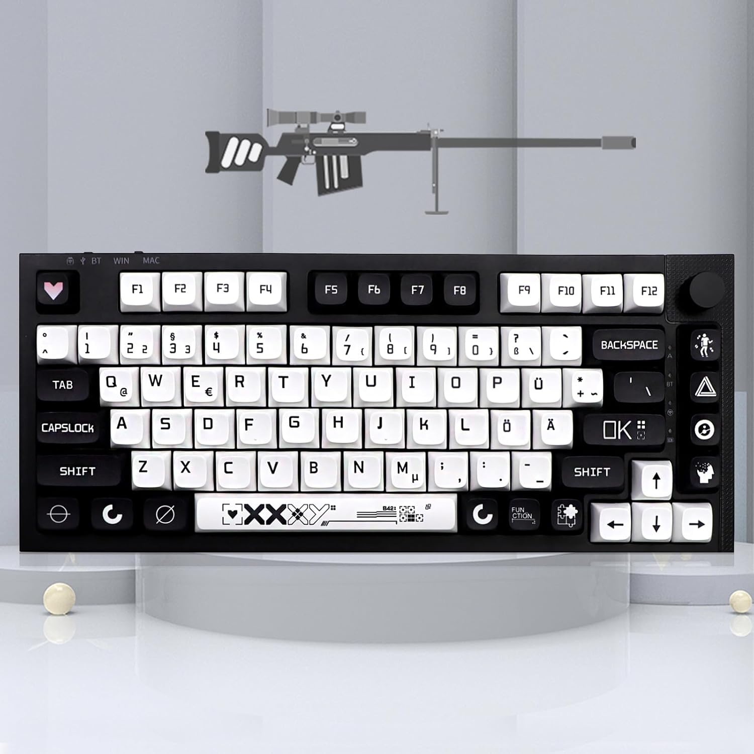 PBT Keycaps XDA Profiel Zwart Wit - 33% Korting!