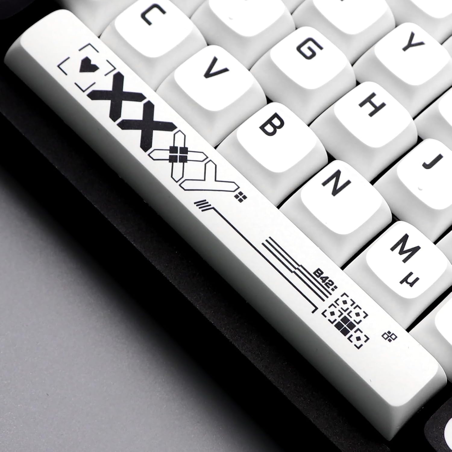 PBT Keycaps XDA Profiel Zwart Wit - 33% Korting!