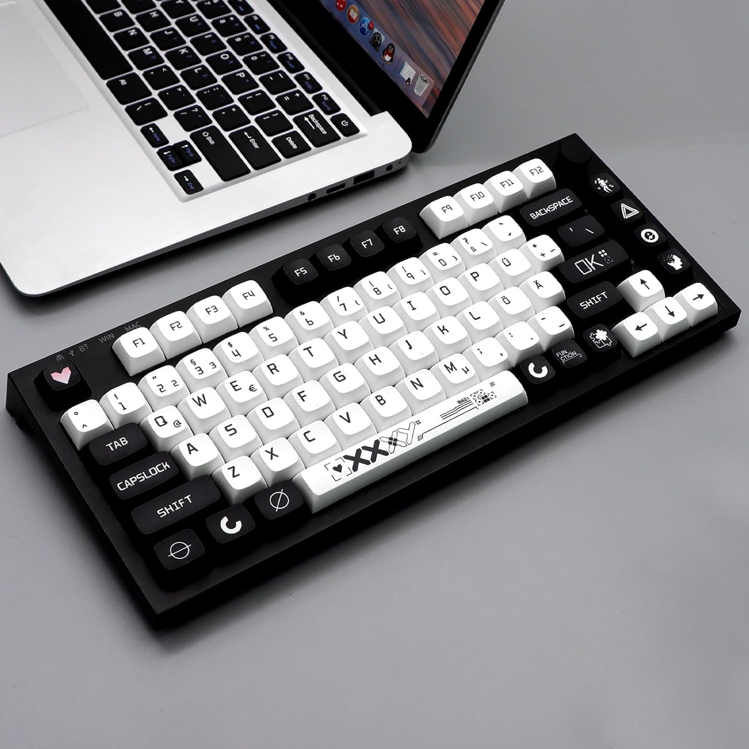 PBT Keycaps XDA Profiel Zwart Wit - 33% Korting!