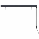 vidaXL Rolgordijn Gestreept Geel/Blauw - 180x250 cm - Stof met 34% Korting