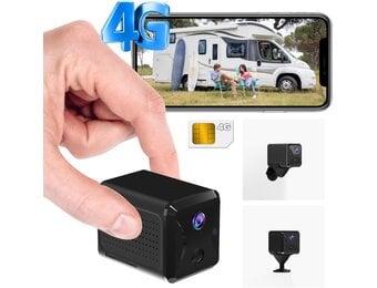 Draagbare 4G Bewakingscamera - 10m Nachtzicht, 5200mAh Accu (34% Korting)