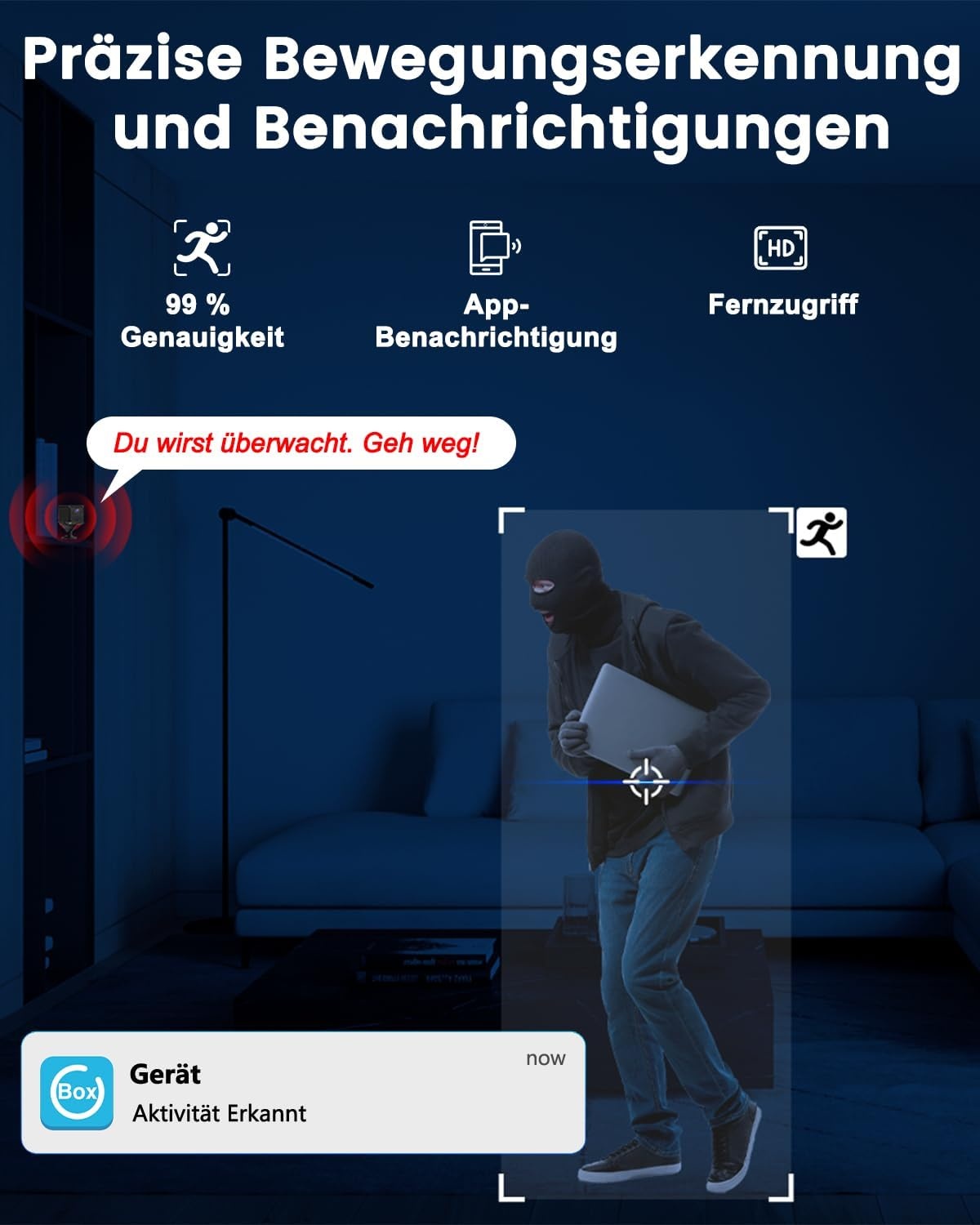 Draagbare 4G Bewakingscamera - 10m Nachtzicht, 5200mAh Accu (34% Korting)