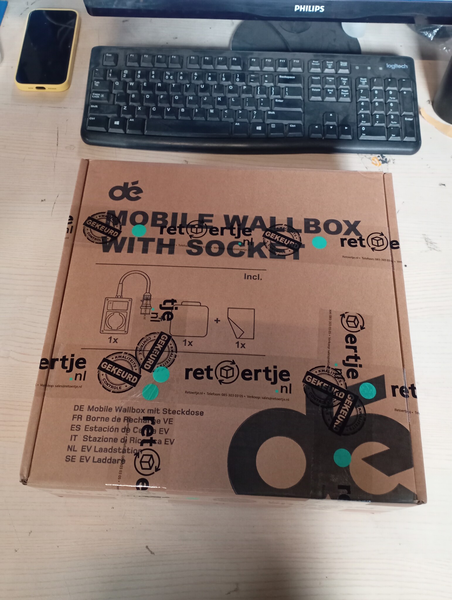 Mobiele EV Wallbox 11kW - CEE 16A Plug, Type 2 | 60% Korting