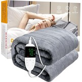 Elektrische Deken Grijs Fleece 180x150cm - 34% Korting