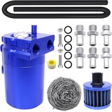 Universele Oil Catch Tank 350ml Aluminium Zwart - Bespaar 28%