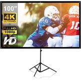 Projectiescherm met Statief 100" 4K HD - 54% Korting!